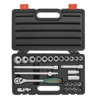 Набор головок торцевых Jonnesway S68H4127S 1/2"DR Super Tech, 27 предметов