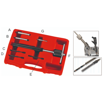 Набор съемников свечей накаливания (внешний адаптер 2.7-6мм) 7 предметов JTC-4052