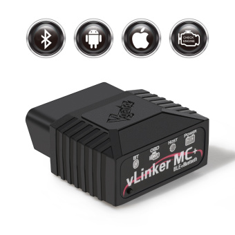 Диагностический адаптер с BLE и Bluetooth 4.0 для Android и iOS Vgate vLinker MC+