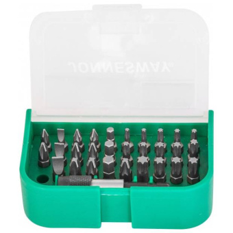 Комплект вставок-бит Jonnesway, S2 материал, 31 предмет