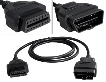 Удлинитель OBD II 16 pin - 0,3 метра
