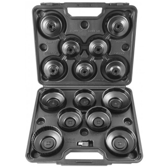 Набор съемников масляных фильтров "чашка" Thorvik AOFWS14, 65-100 мм, 14 предметов