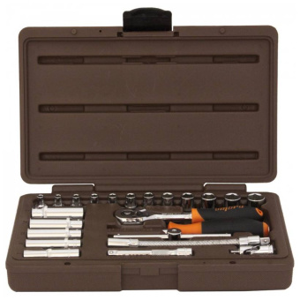 Набор головок торцевых OMBRA 911423 1/4"DR, 4-13 мм, 23 предмета