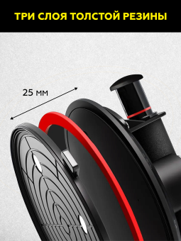 Присоска с ручной помпой и манометром 160кг TECHNICOM TC-F160