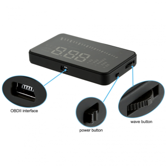 Проектор на лобовое стекло (HUD дисплей) X5