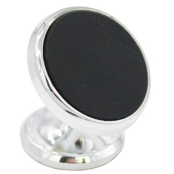 Автодержатель на шарнирной ножке магнитный серебристый