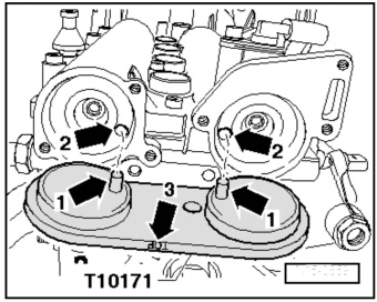 Набор фиксаторов для бензиновых двигателей VW-Audi 1.4/1.6 FSI/TSI Licota ATA-2036