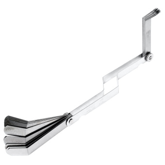 Набор щупов изогнутых двойной для измерения зазора (0.127-0.762мм; 0,005"-0,03") 26 лезвий JTC-4291