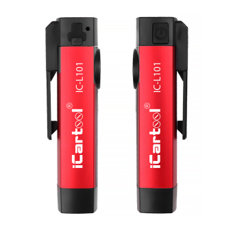Фонарь светодиодный аккумуляторный с УФ-подсветкой iCartool IC-L101