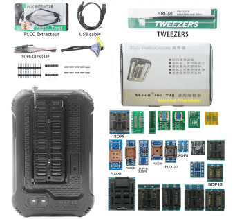 Программатор XGecu T48 TL866-3G + 27 адаптеров