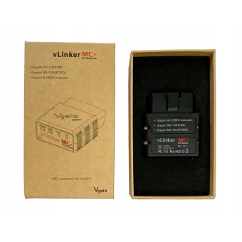 Диагностический адаптер с BLE и Bluetooth 4.0 для Android и iOS Vgate vLinker MC+