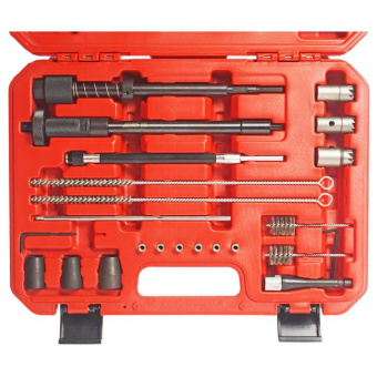 Набор инструментов для восстановления и очистки посадочных мест форсунок JTC-4262 в кейсе
