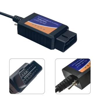 Диагностический адаптер ELM327 1.5 USB с переключателем HS-CAN/MS-CAN