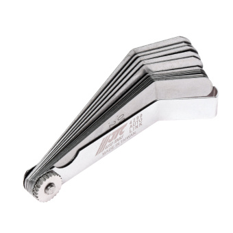 Набор щупов изогнутых для измерения зазора (0.203-0.66мм; 0,008"-0,026") 12 лезвий JTC-4290