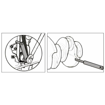 Набор фиксаторов валов, приводного ремня дизельного двигателя (Renault, Nissan, Opel) JTC-4843