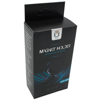 Автодержатель на шарнирной ножке магнитный чёрный