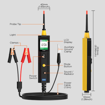 Тестер электрических цепей AUTOOL BT250