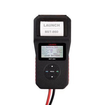 Тестер АКБ, системы зарядки Launch BST 860, поддержка 12В, 24B, с принтером, русская версия