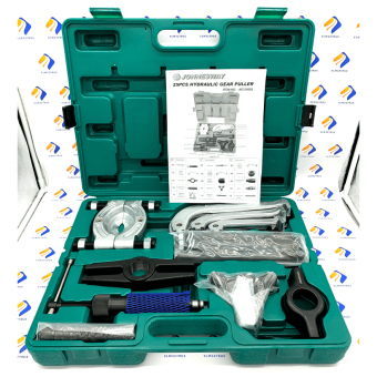 Универсальный гидравлический съемник Jonnesway AE310002, 25 предметов