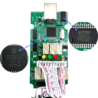 Диагностический адаптер OP-COM Opel