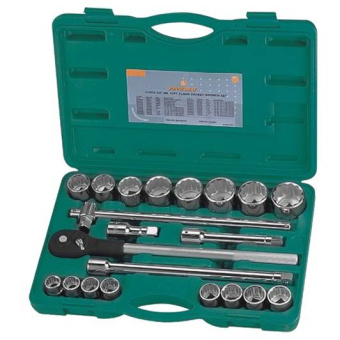 Набор головок торцевых дюймовых Jonnesway S04H6422S 3/4"DR, SAE 7/8"--2", 22 предмета